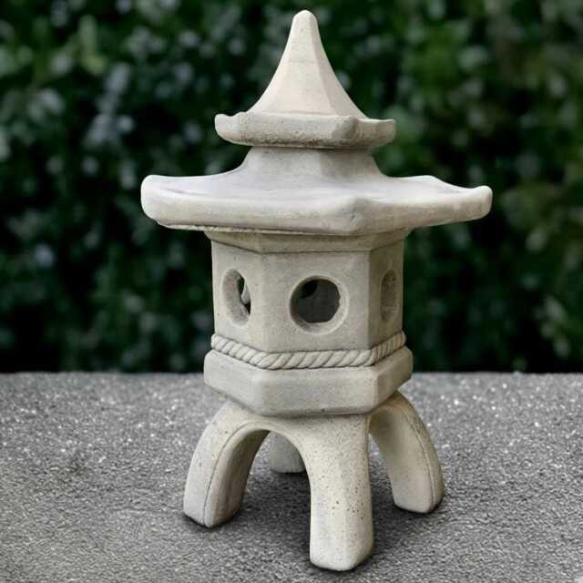 Large Pagoda Sculpture Outdoor Lantern Statue Cement Ornament Front Door Decoration Japanese Figure Zen Garden Decor Yard Art - image 1
