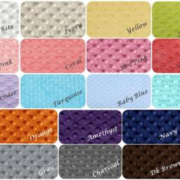 Floral Baby Blanket-Personalized Minky Blanket Floral-Navy Coral Gold Blanket-Coral Bedding-Floral Nursery - thumbnail 3