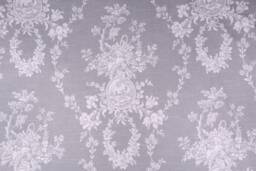 Country House Platinum By Wavery French Window Valance Lined Corded Scalloped Cotton Made To Order - thumbnail 1