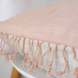 Brown Tribal Hemp Hand Woven Natural Dye Color Hmong Lumbar Pillow Cover - thumbnail 3