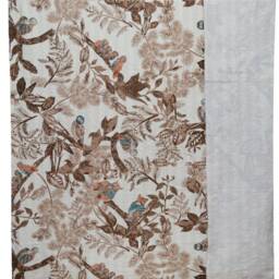 New Indian Owl Print Brown Hand-stitched Kantha Quilt Queen Throw Cotton Bedspread Blanket - thumbnail 4