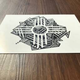 New Mexico Zia Symbol Art Print, Zia, Art, Flag Pride, Land Of Enchantment, Prints - thumbnail 2