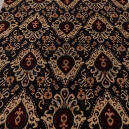 6x9 Rug Handmade Wool Ikat Design Carpet #2361 - 180x275 cms - thumbnail 3