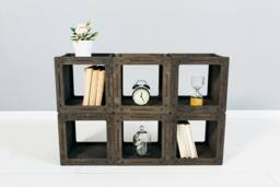 Handmade Furniture Cube Bookcase Loft Shelf Custom Bookshelf Housewarming Gift Modular Shelving Unit Toy Storage - thumbnail 1