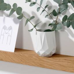 Wall Mirror Made Of Oak With Practical Shelf - thumbnail 2
