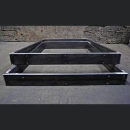 Handmade Reverse Trapezium Steel Table Legs Industrial Dining, Desk, Bar - thumbnail 2