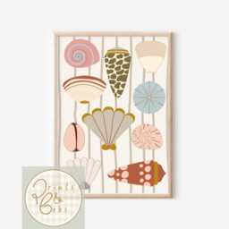 Set Of Bright Rainbow, Ocean & Unicorn Gallery Wall Prints For A Playroom, Bedroom Or Nursery - Prints Only - thumbnail 3