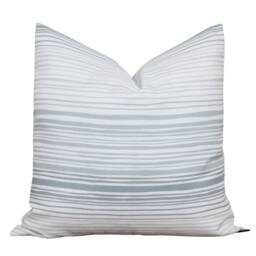 Blue & White Outdoor Pillow Cover - Watercolor Throw Accent Patio Sterling