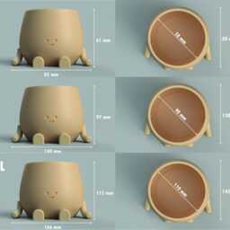 Adorable Baby Shower Gift Planter Pot First Birthday Gender Reveal Party Baby Plant Pot Cute Decoration Indoor Planter - thumbnail 2
