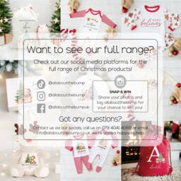Santa Sack & Optional Stocking -Personalised First Christmas Special Delivery Boy Girl Eve Presents Merry Xmas Name Initial Matching Sibling - thumbnail 4