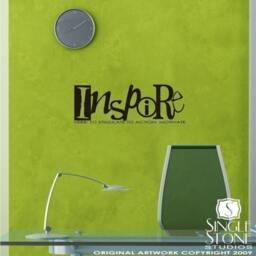 Wall Decals Quote Inspire Definition - Vinyl Text Stickers Art Custom Home Decor - thumbnail 2