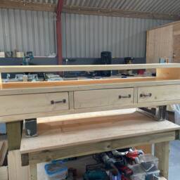 Reclaimed Wood Media Centre, Tv Stand, Industrial Rustic Design - thumbnail 4