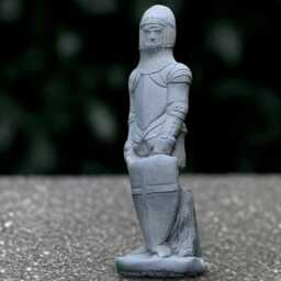 Stone Medieval Soldier Statue Concrete Warrior Sculpture Outdoor Guardian Ornament Guardian Knight Decoration Soldier Lover Gift - thumbnail 3