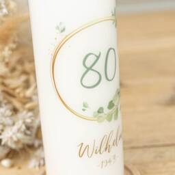 Birthday Candle For An 80Th Anniversary As A Birthday Gift - thumbnail 3