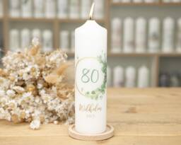Birthday Candle For An 80Th Anniversary As A Birthday Gift