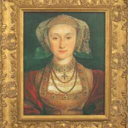 Anne Of Cleves Framed Picture, Oleograph, Fourth Wife Henry Viii - thumbnail 2
