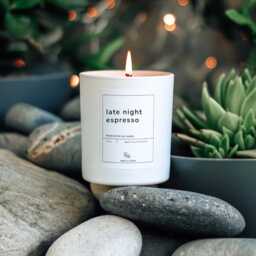 Late Night Espresso Soy Candle Coffee Scented Espresso Martini Gift For Her Lover Barista Bartender - thumbnail 2