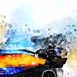 Mclaren F1 Car Poster Formula One Racing Art Print Ref #200 - thumbnail 2