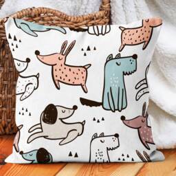 Children's Pillow Case With Animal Model/Fun Figures Throw Cushions Cover/Kids Cute Friends/Cheerful Baby Sleeping Pillowcase - thumbnail 2