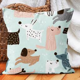 Children's Pillow Case With Animal Model/Fun Figures Throw Cushions Cover/Kids Cute Friends/Cheerful Baby Sleeping Pillowcase - thumbnail 4