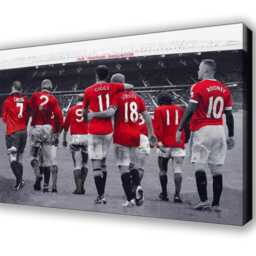 Manchester United, Legends, Wall Canvas, Picture, Print, Art, 64cm X 42cm - thumbnail 4