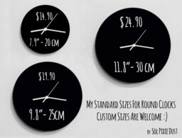 Mermaid Wall Clock - Sea Life Kids Nursery Room, Teens Baby Room - thumbnail 1
