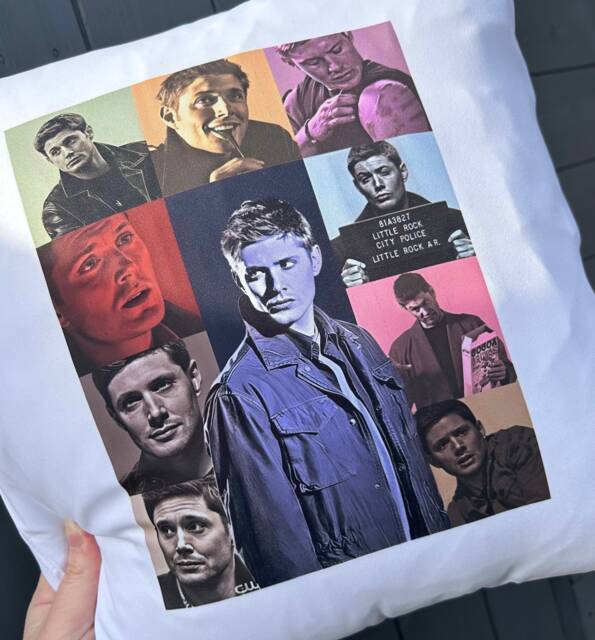 Dean Winchester Cushion Supernatural Tv Show Fan Gift