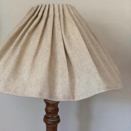 Linen & Cotton Loose Ruffle Lampshade - thumbnail 3