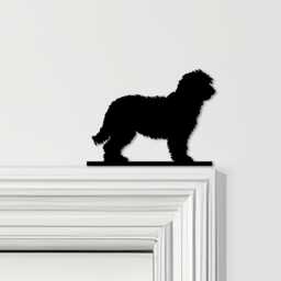Door Topper Goldendoodle Dog Various Colours Top Of Decorative Sign - Novelty Wall Decor, Frame Art, Art - thumbnail 1
