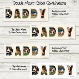 Daddy Photo Frame A Girls First Love Is Her Word Name Special Gift Father's Day 574A By Photos in A Word - thumbnail 2