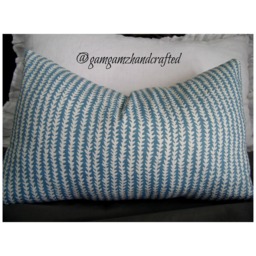 2 Color Choices.periwinkle Blue. Natural. Pillow Covers.slipcovers.toss Pillows.farmhouse Decor..vine.throw Pillow.farmhouse Pillows.country - thumbnail 1