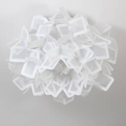 White Acrylic Flower Ceiling Light Modern Flush Mount Lamp - thumbnail 3