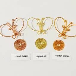 Home Decor, Wall Hanging, Wire Art, One Flower, Gold, Unique Interior Design Idea, Bedroom 100% Handmade, 3D - thumbnail 4