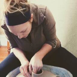 Maine Coast Pottery Soy Candle Hand-Thrown Ceramic Vessel - thumbnail 3
