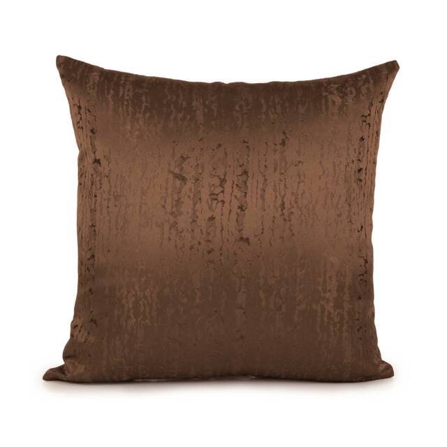 Light Chocolate, Brown Pillow, Decorative Throw Pillow Cover, Cushion Accent Satin Blend, Geometric Pattern, Pillowcase, Modern - image 1