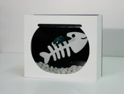 Modern Betta Fish Tank Aquarium - Desktop Aquarium Or Wall Mounted - thumbnail 1