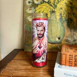 Saint Jamie Dornan Prayer Candle Scented Vegan Soy Wax, 120Hr Burn - thumbnail 1