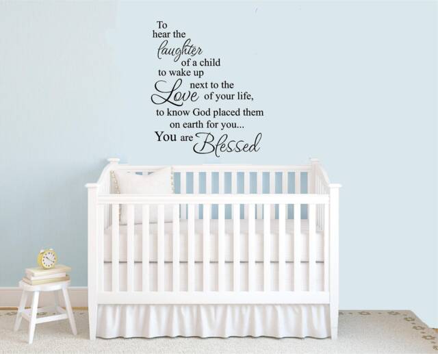 Laughter Of A Child Vinyl Wall Decal Family Love Sign - image 1