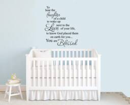 Laughter Of A Child Vinyl Wall Decal Family Love Sign - thumbnail 1