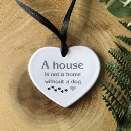 Pet Loss Gift, Dog Bereavement Bauble Keepsake, To Remember A Loved Dog, Memorial Plaque - thumbnail 2
