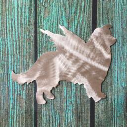 Shetland Sheep Dog Angel, Sheltie, Christmas Tree Topper, Wreath Decoration, Holiday Wall Art, Plant Stake, Pet Memorial - thumbnail 3