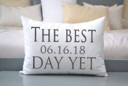 Our Love Story, Every Best Romantic Gift, Dating Anniversary, Kneeling Pillows, 2nd Cotton Trending - thumbnail 1