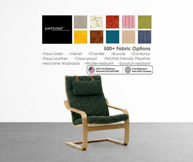 Poang Cover, Chair Slipcover, Replacement Custom Made - image 1