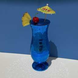 Disco Pi??a Colada Glass Home Decor - thumbnail 4