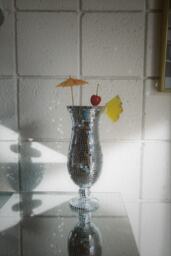 Disco Pi??a Colada Glass Home Decor