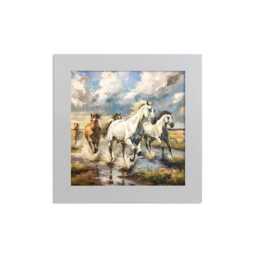 Square Photo Frame Modern Black White Oak Picture Walnut Gold Silver Grey - Gift Ideas - thumbnail 3