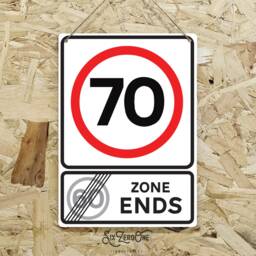 Milestone Birthday Metal Sign Portrait - Worn Or Clean Look Available Age Road Personalised - thumbnail 3