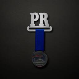 Pr - Personal Record Various Font Options Available Allied Medal Hanger Holder Display Rack - thumbnail 2