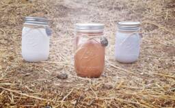 Distressed Rustic Mason Jar Candle - Perfect For Baby Shower Gift, Bridal Birthday Gifts, & Christmas Gifts - thumbnail 1