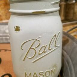 Distressed Rustic Mason Jar Candle - Perfect For Baby Shower Gift, Bridal Birthday Gifts, & Christmas Gifts - thumbnail 3